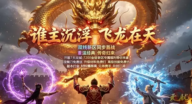二十年经典老牌服！《无忧》福利实在无套路：怀旧玩家必冲！
