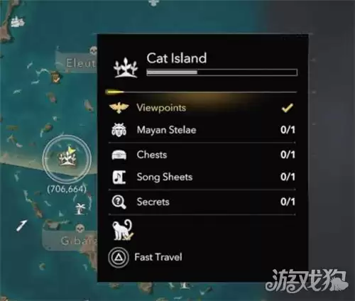 刺客信条黑旗重置版猫岛全收集攻略 猫岛收集品点位位置