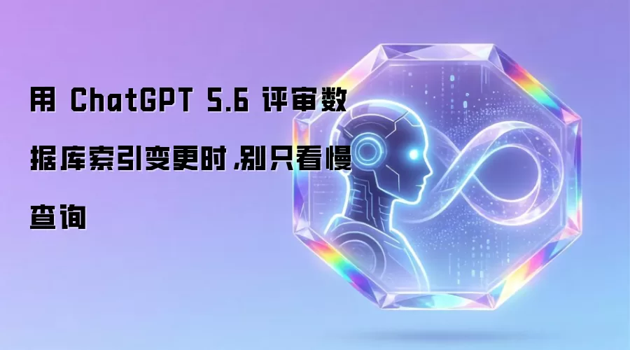 用 ChatGPT 5.6 评审数据库索引变更时：别只看慢查询