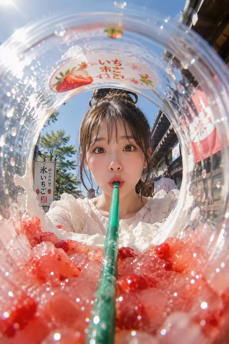 盛夏刨冰：鱼眼视角