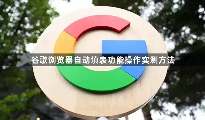 谷歌浏览器自动填表功能实测操作方法