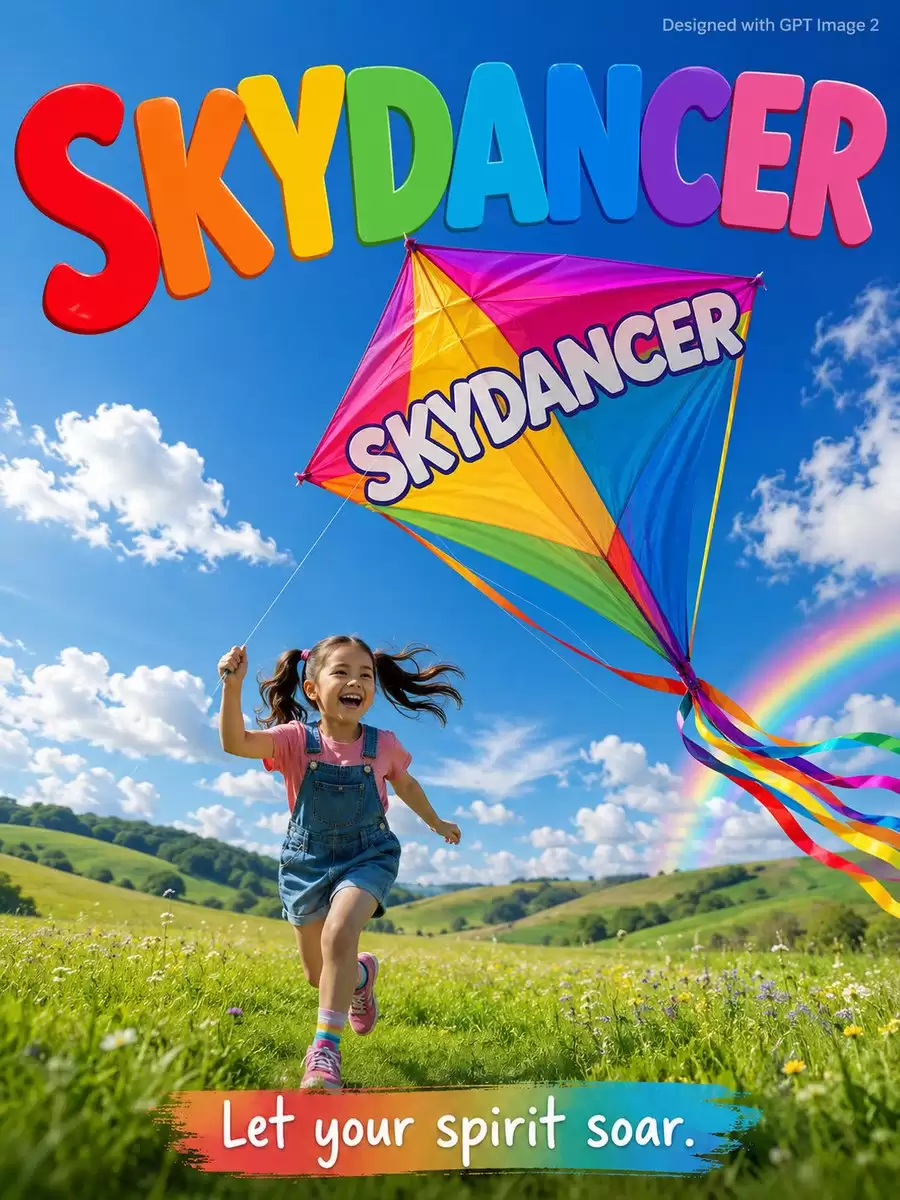 Skydancer 风筝推广海报