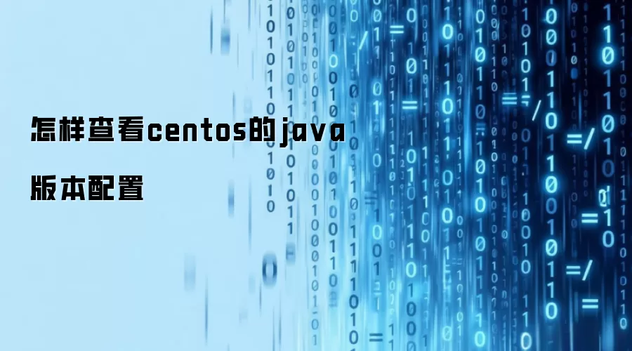 如何查看centos的java版本配置