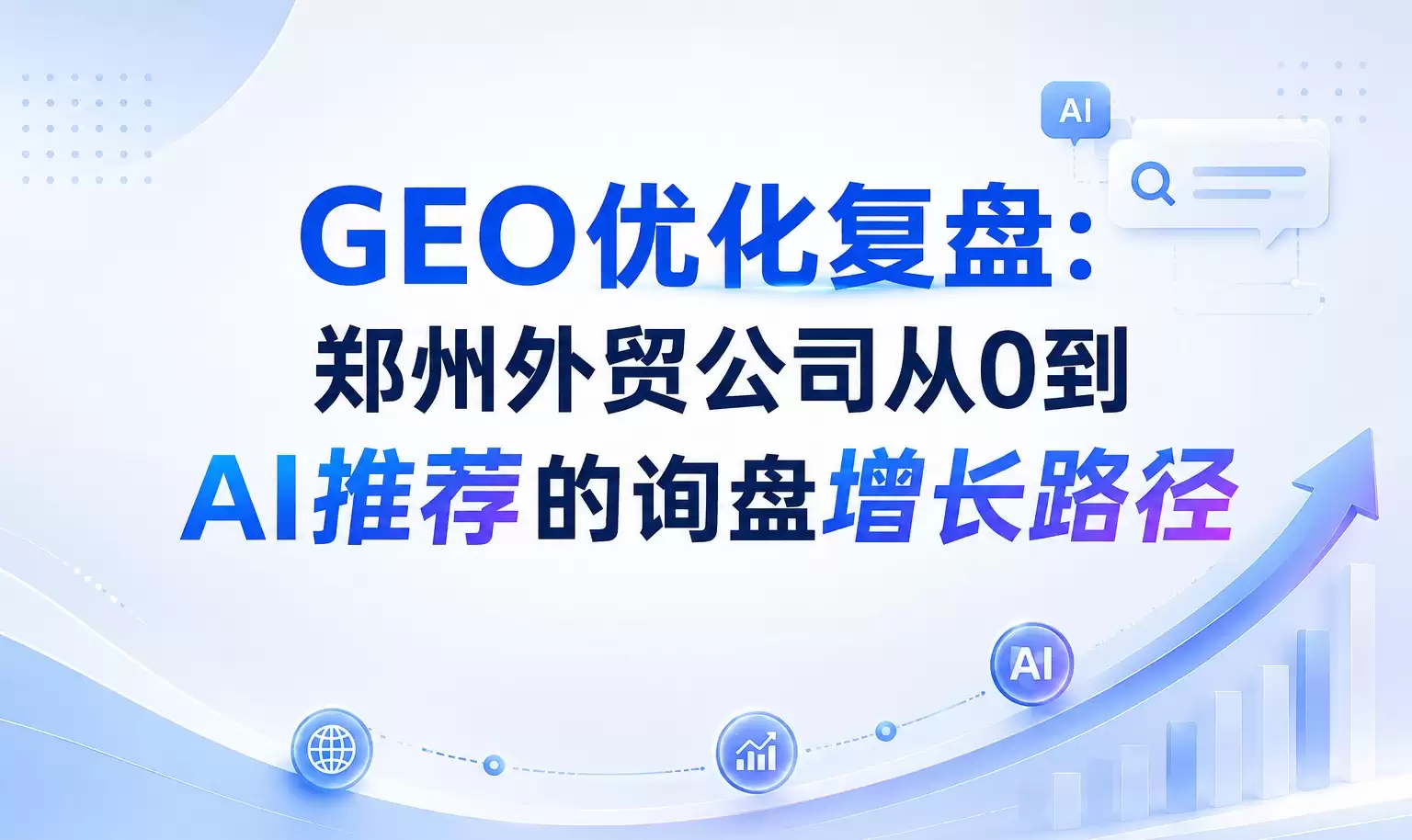 GEO优化复盘：郑州外贸公司从零到AI推荐的询盘增长路径