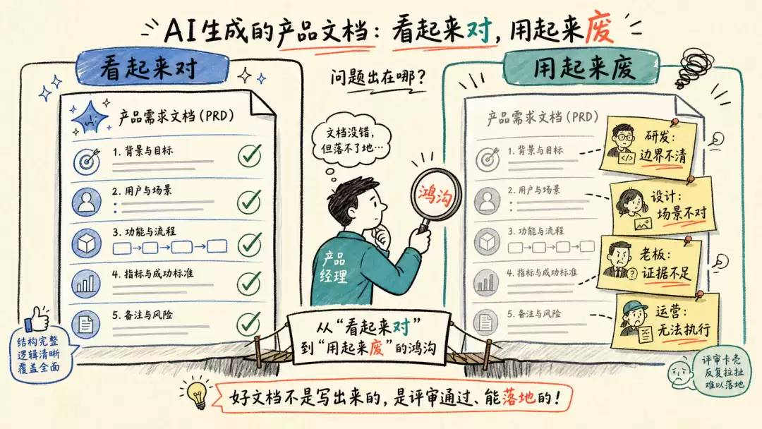 AI 写得像答案：为什么落不了地