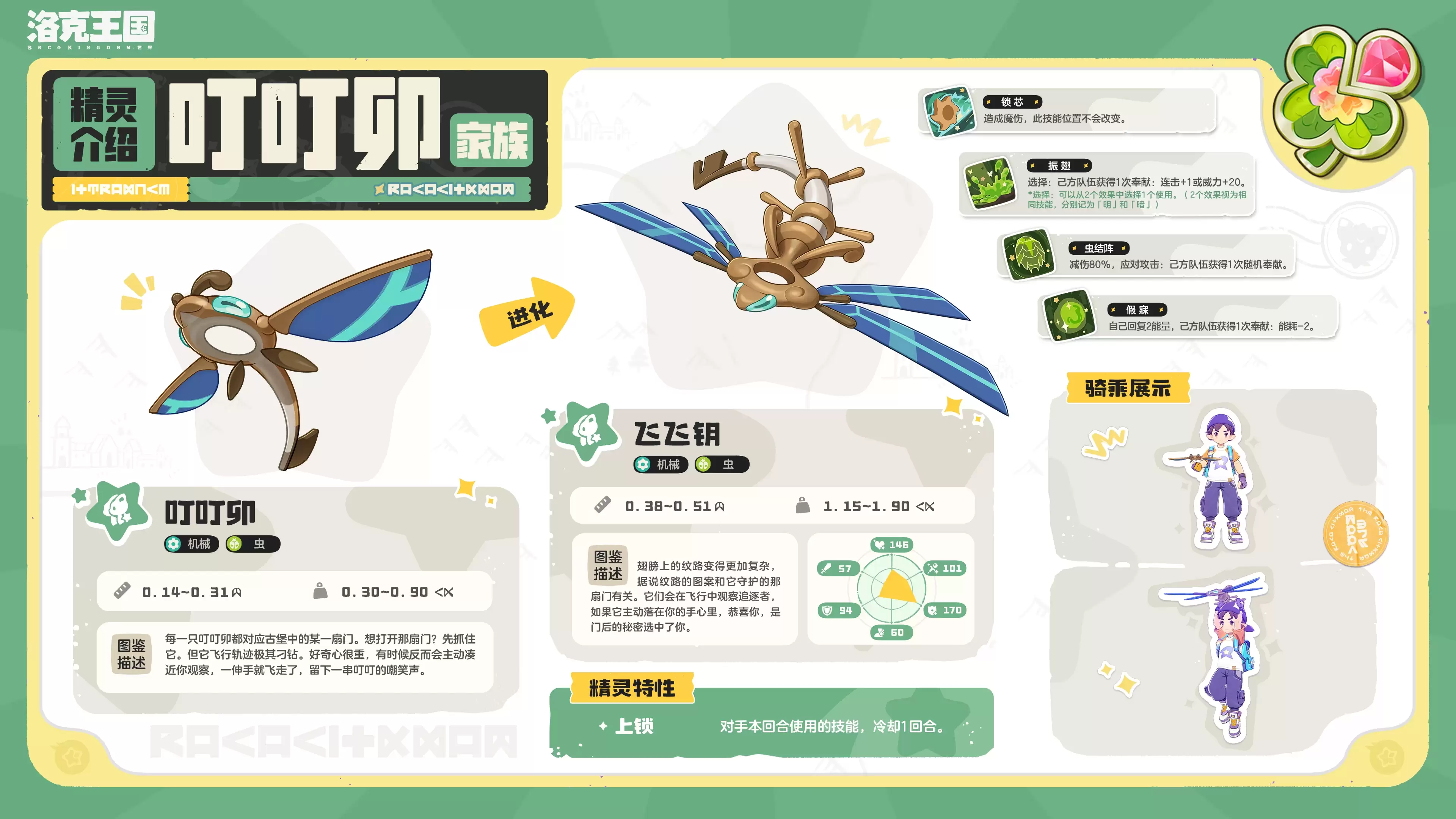 洛克王国世界飞飞钥精灵解析