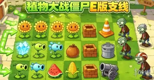 《植物大战僵尸E版支线》下载安装指南-高难度支线关卡全解锁
