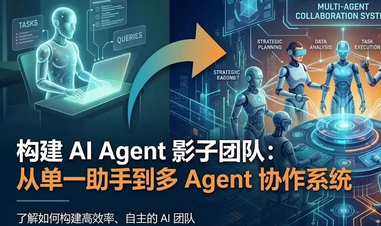 构建AI Agent影子团队：从单一助手到多Agent协作系统