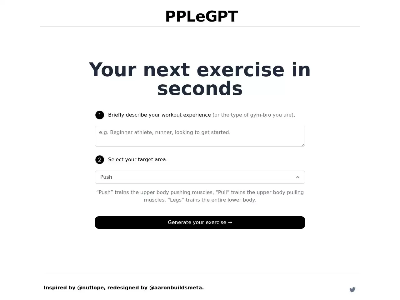PPLEGPT-PPLEGPT正是一个基于人工智能的健身项目