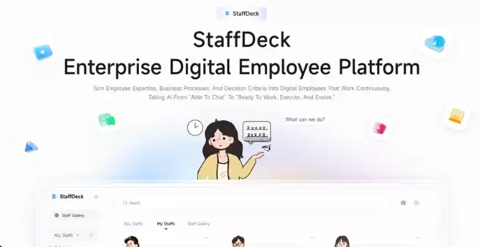 数字永生？面壁智能开源其企业数字员工平台StaffDeck