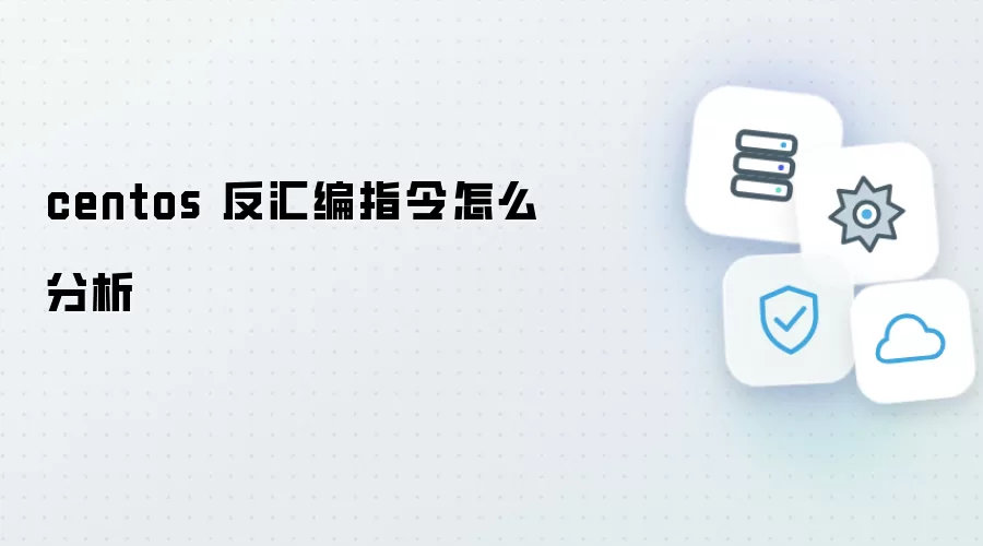 centos 反汇编指令怎样分析