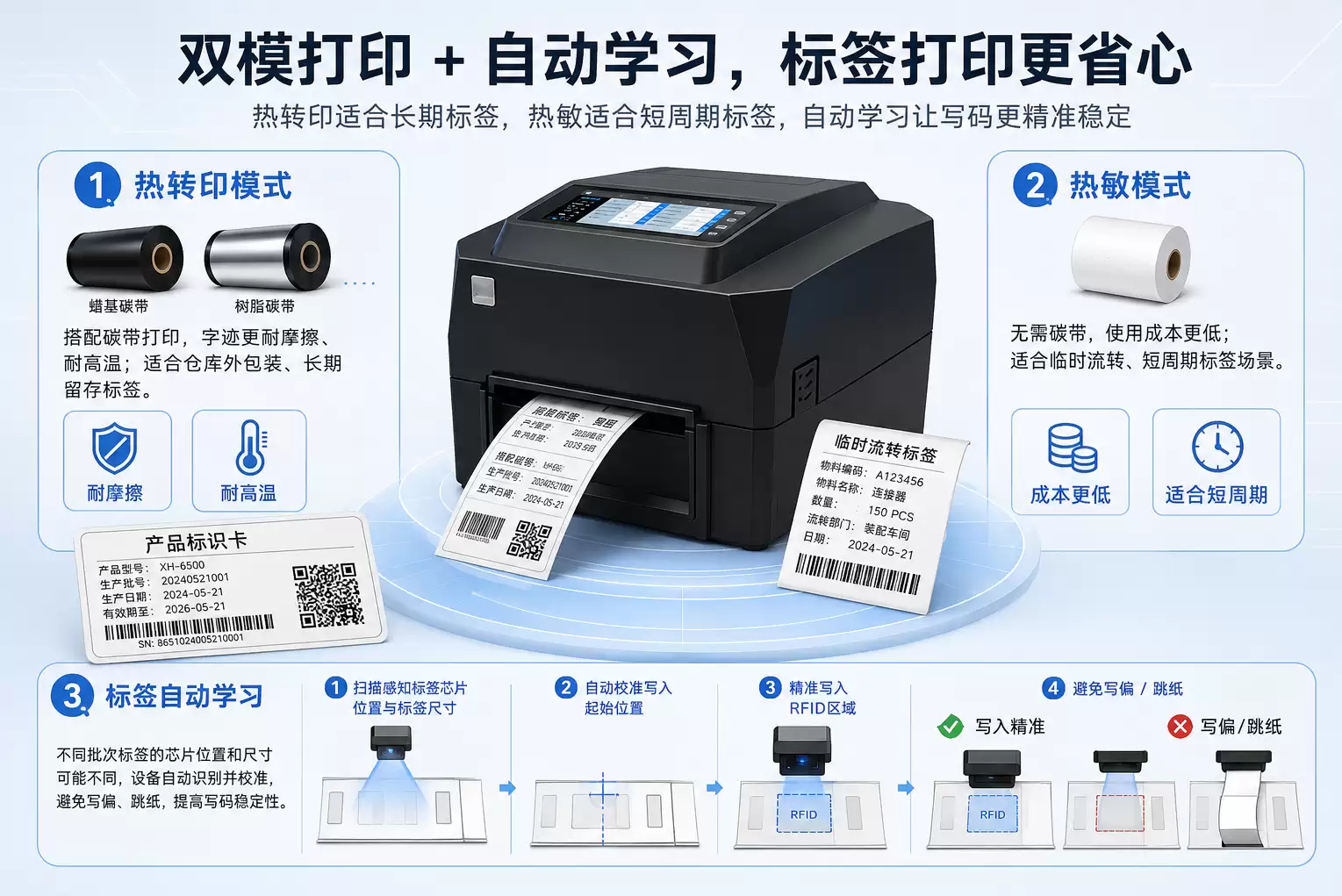 RFID标签打印机：智能仓储与工厂数字化管理中的应用实践