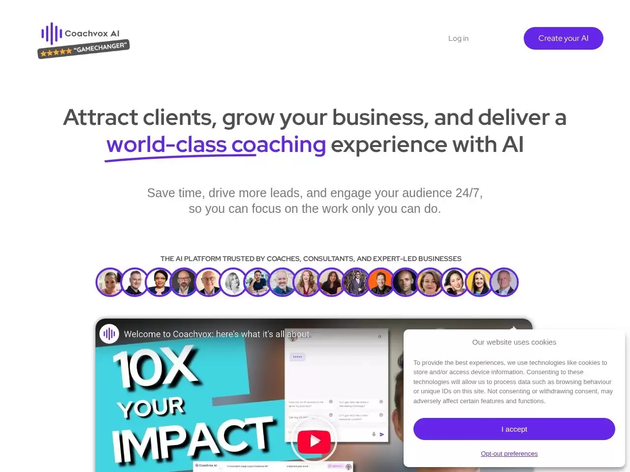 Coachvox AI-Coachvox AI是一个提供AI辅助教练与导师服务的网站