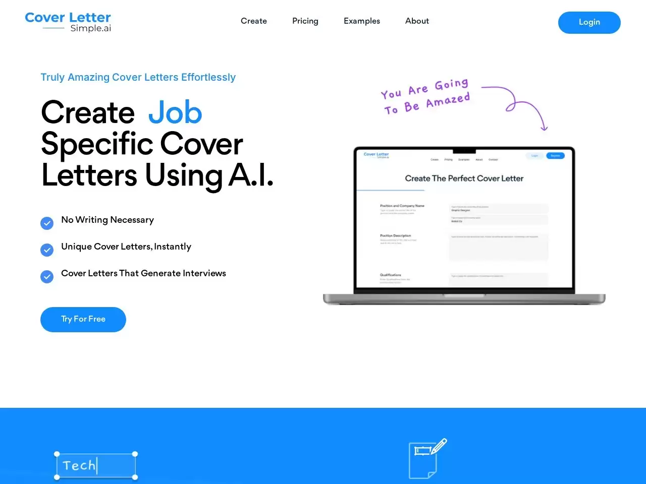 CoverLetterSimple.ai-CoverLetterSimple.ai这个项目帮助用户撰写针对特定工作的简单求职信