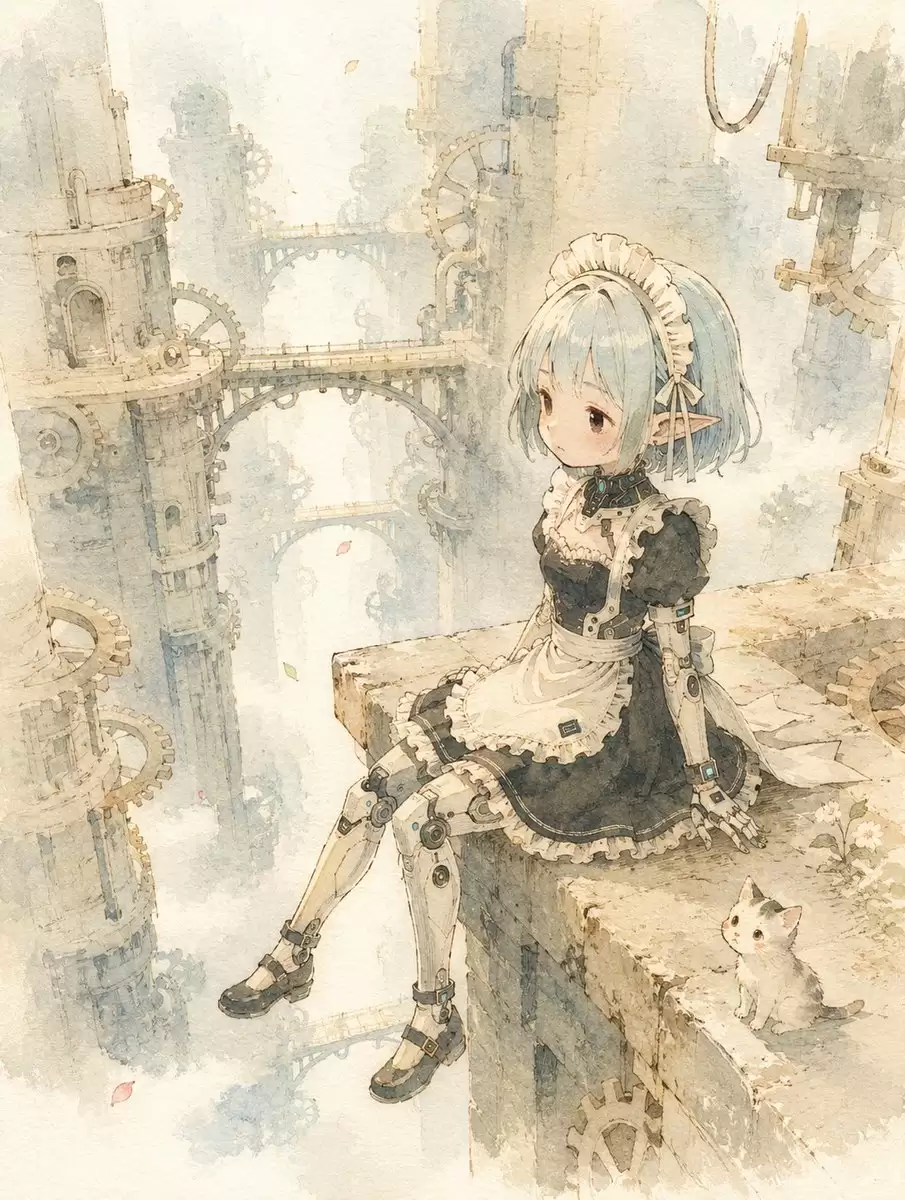 日式怀旧儿童插画风格