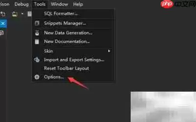 如何对dbForge for MySQL进行设置