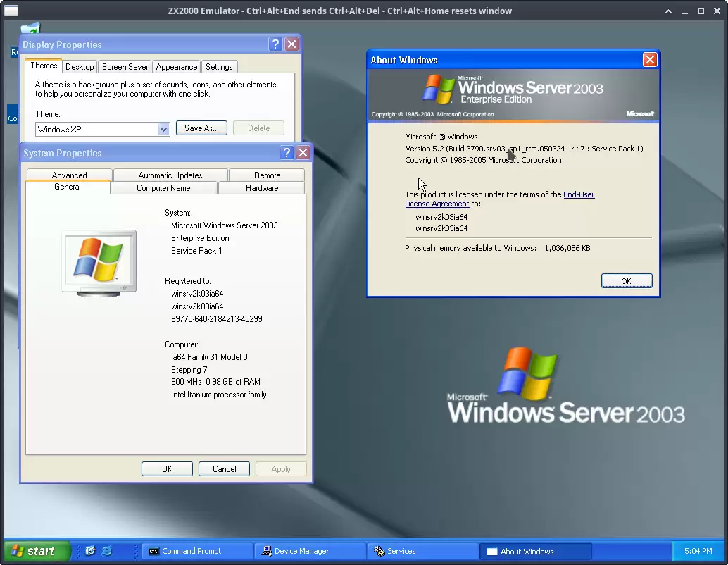 更多仿真佳作：一个可以启动 Windows 的 Intel Itanium (IA-64) 仿真器！ - Raymii.org