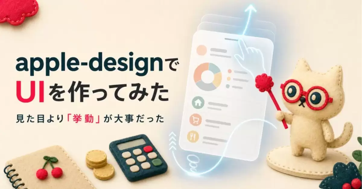 手工毛毡风 Apple 设计 UI 横幅