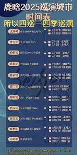鹿晗亚洲巡演时间表与地点有哪些