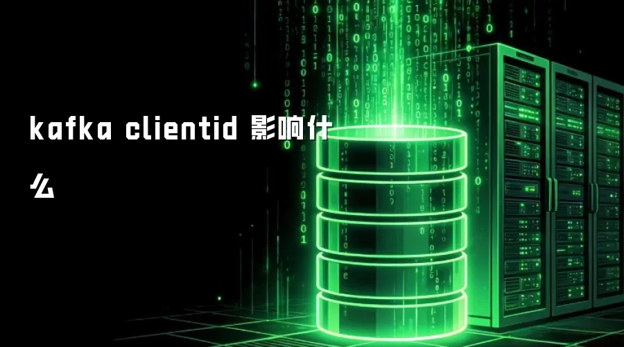 kafka clientid 影响什么方面