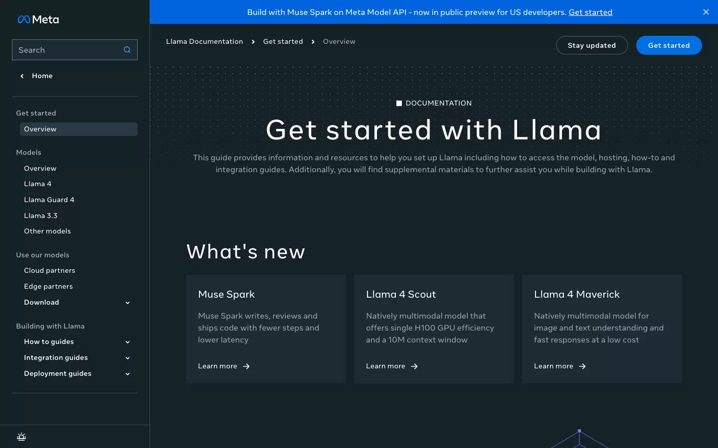 Meta Llama 开发者文档入门教程