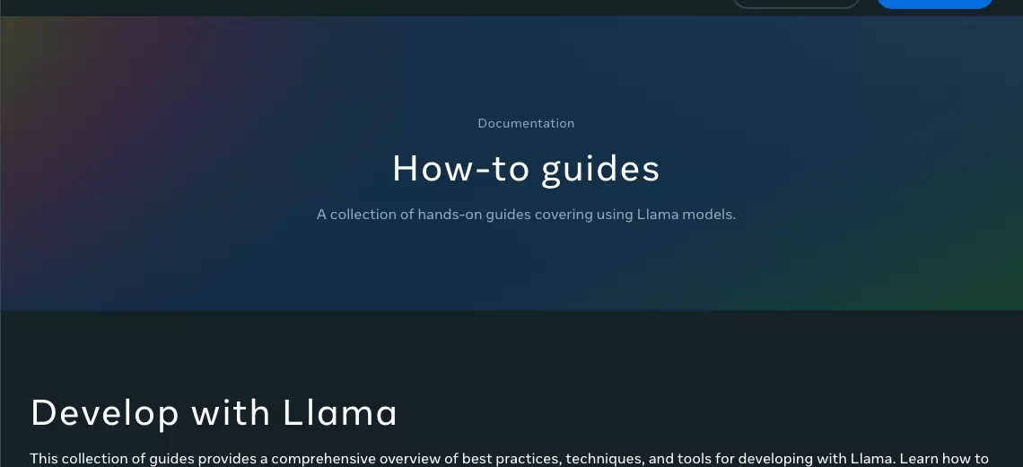 Meta Llama 官方开发指南：使用教程