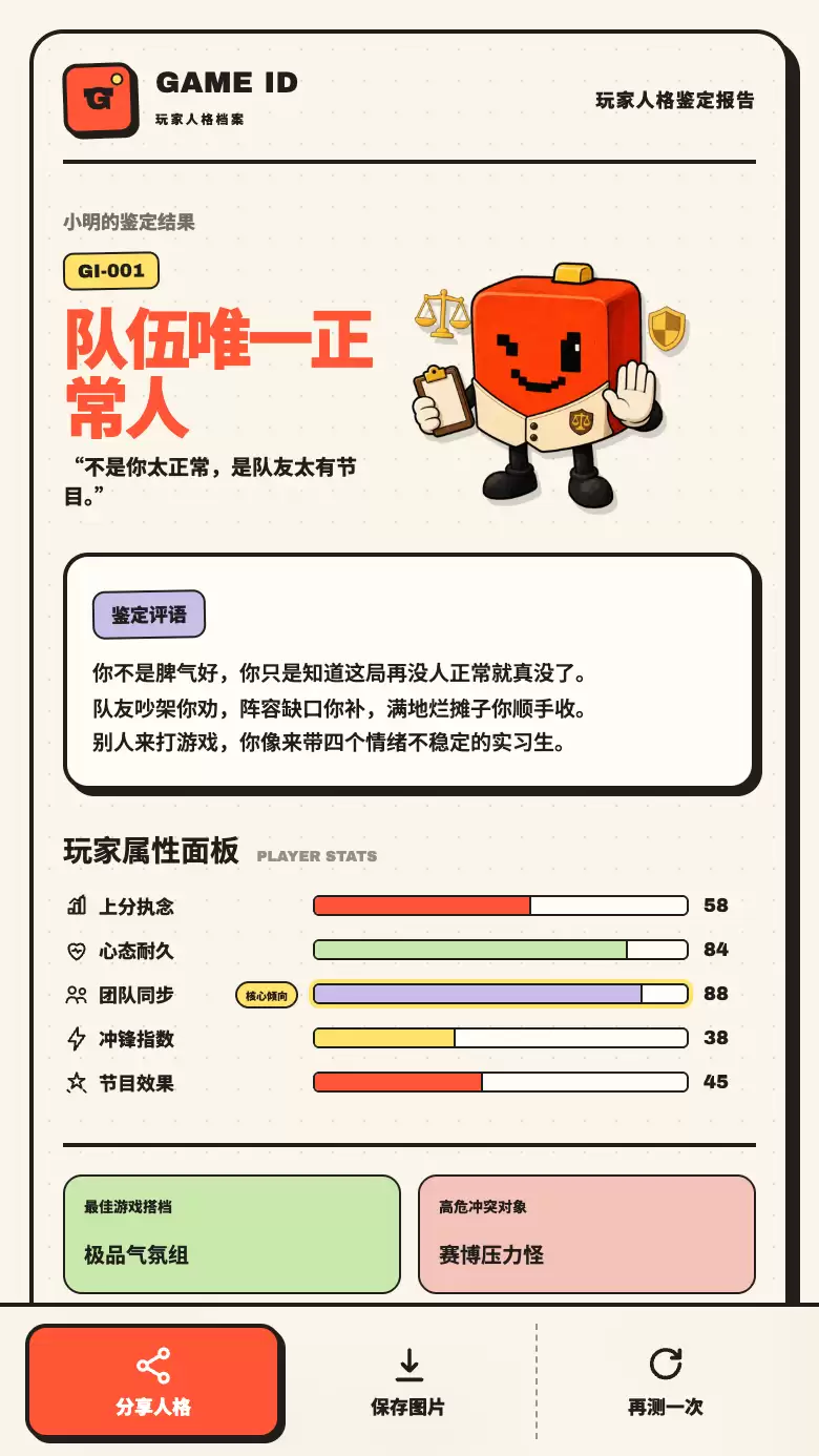 GAME ID 玩家人格档案好玩吗 GAME ID 玩家人格档案玩法介绍