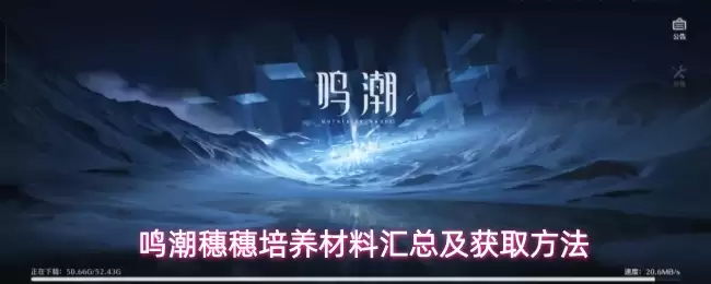 鸣潮穗穗培养材料总汇与获取方法