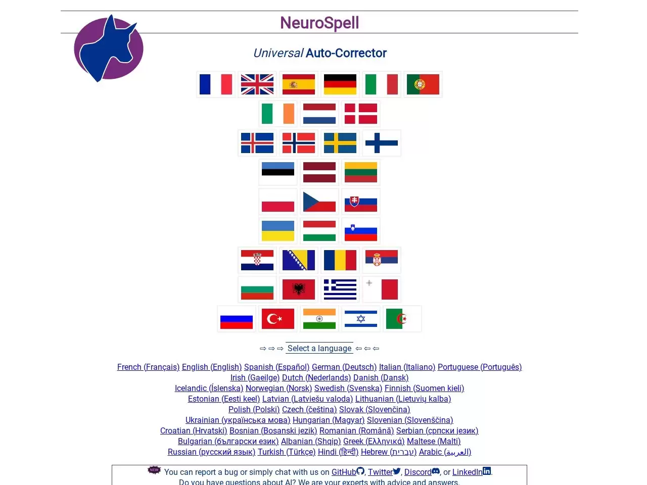 NeuroSpell-NeuroSpell是一款基于深度学习的拼写和语法自动校正器
