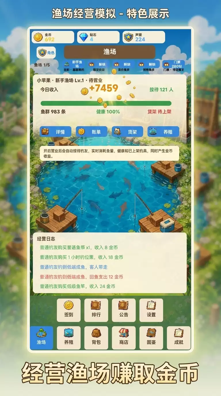 渔场经营模拟何时推出 公测上线时间预告