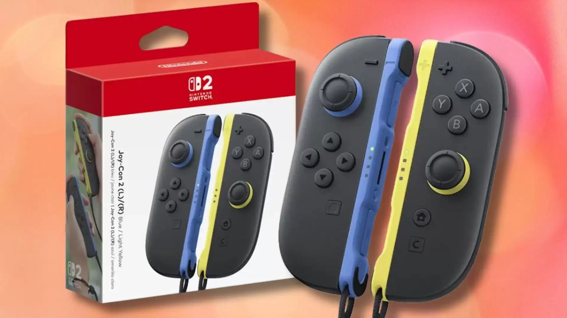 全新蓝黄配色 Joy-Con 2 现已上市