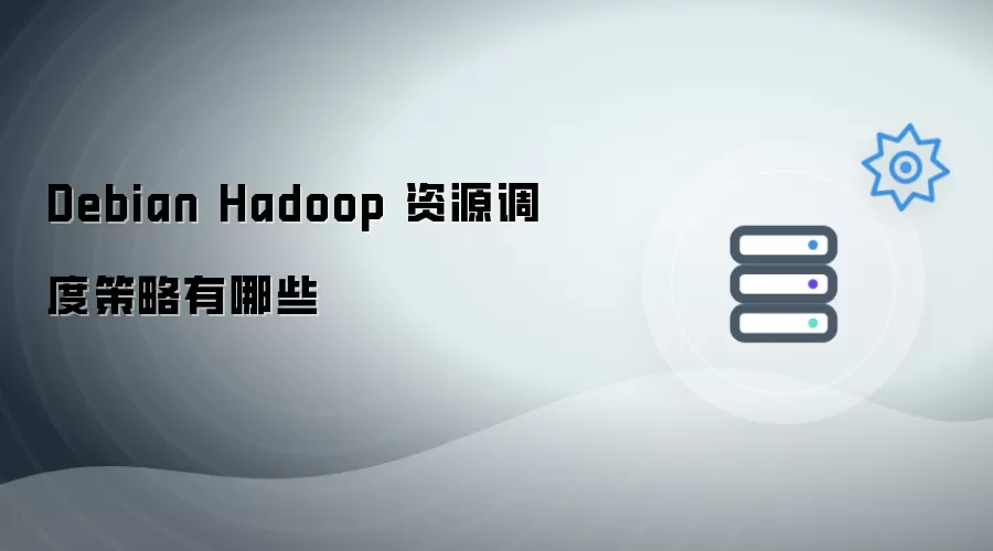 Debian Hadoop 资源调度策略有哪些类型