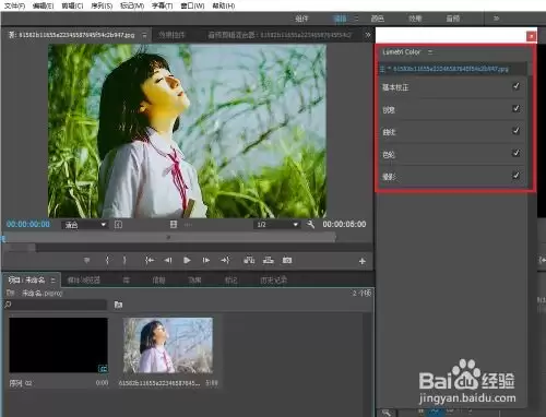 Premiere中Lumetri效果如何使用