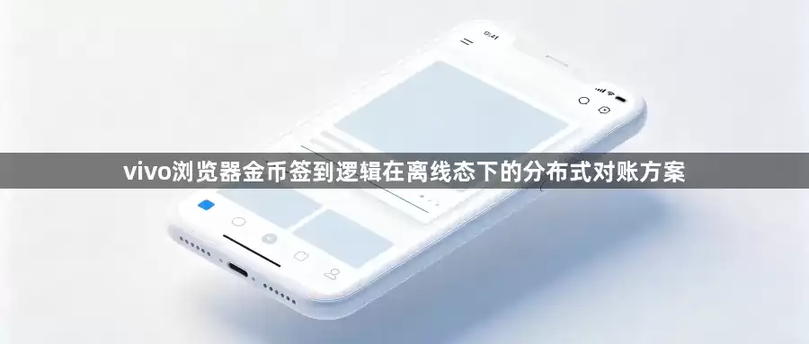 vivo浏览器金币签到逻辑在离线态下的分布式对账方案