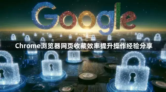 Chrome浏览器网页收藏效率提升：操作经验分享