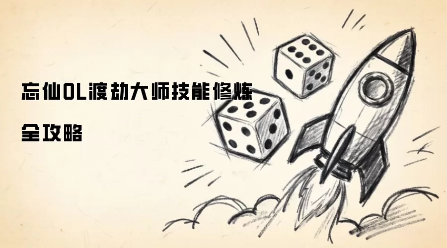 忘仙OL渡劫大师技能修炼全教程