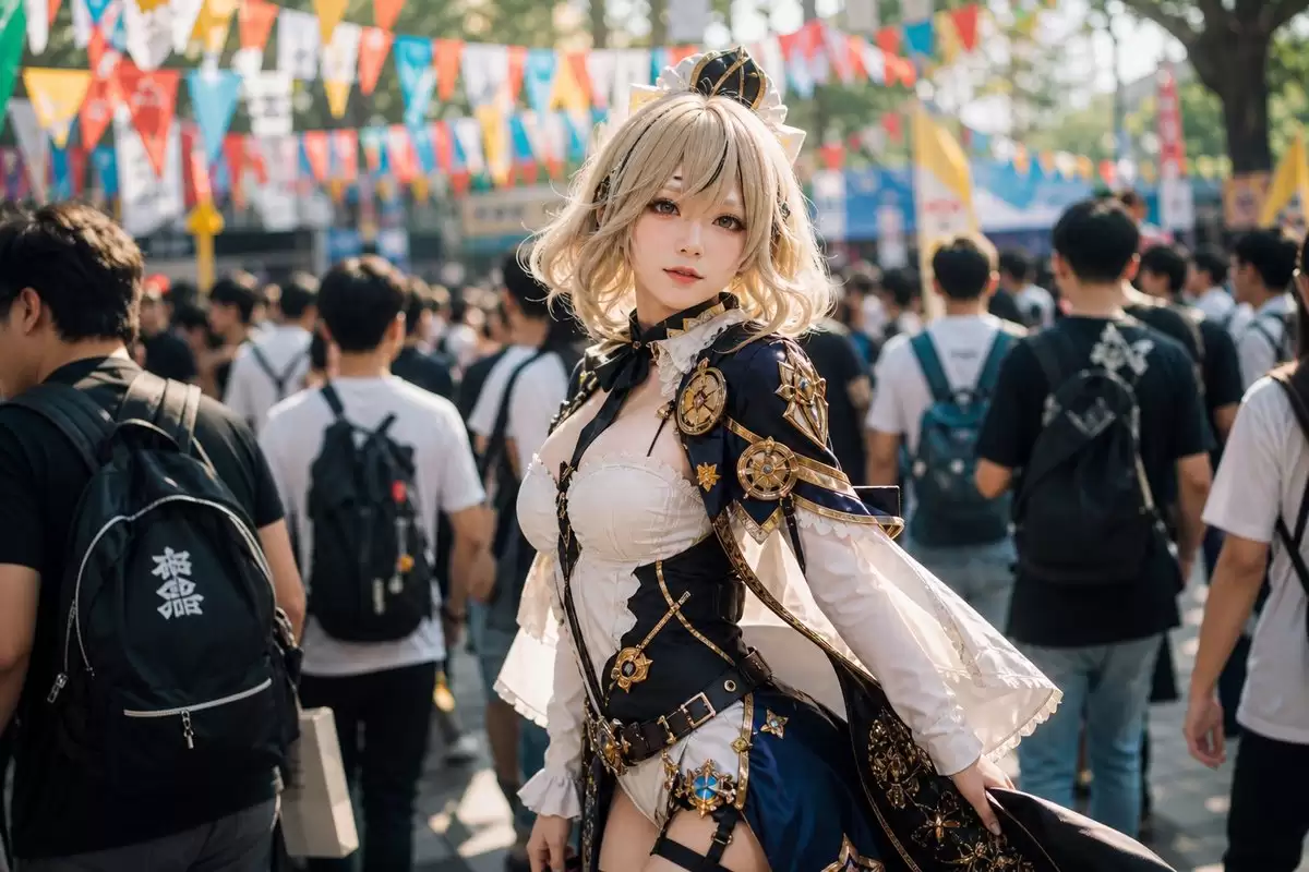 节日庆典里的写实风奇幻 Cosplayer
