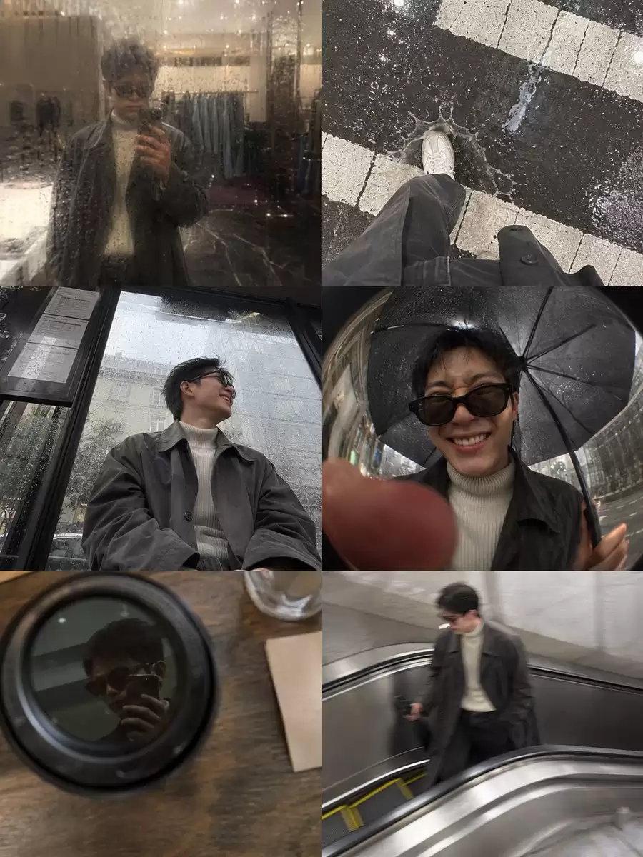 雨后午后的相片拼贴