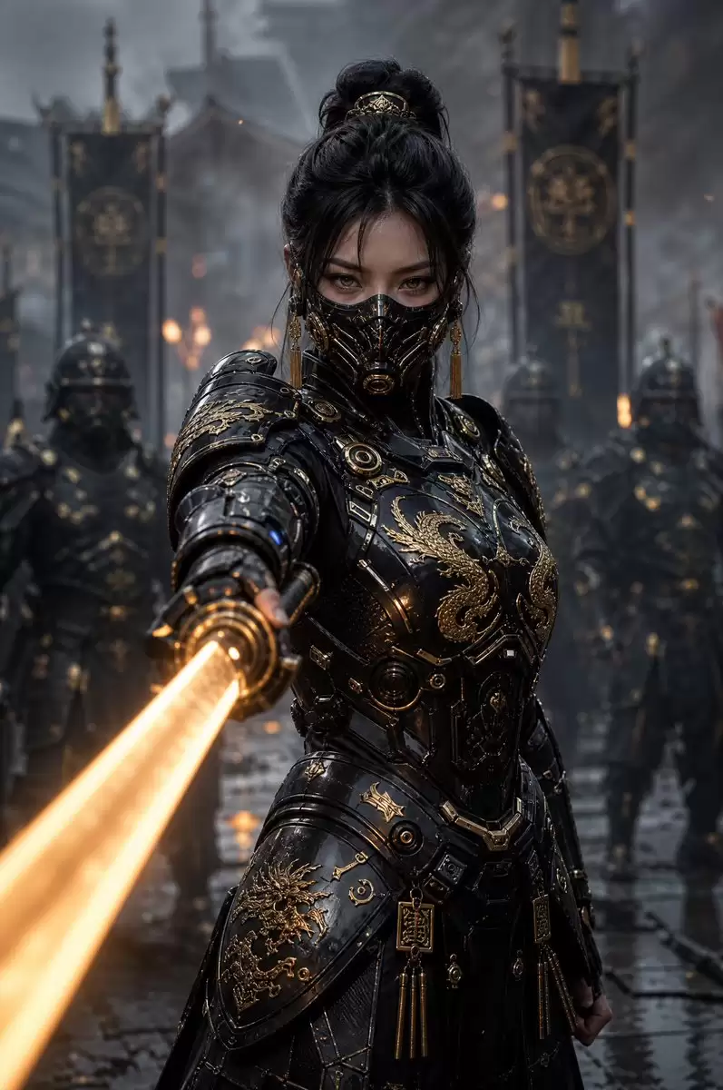 赛博武士女皇画像