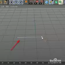 Cinema 4D样条工具如何制作平面坐标系图形