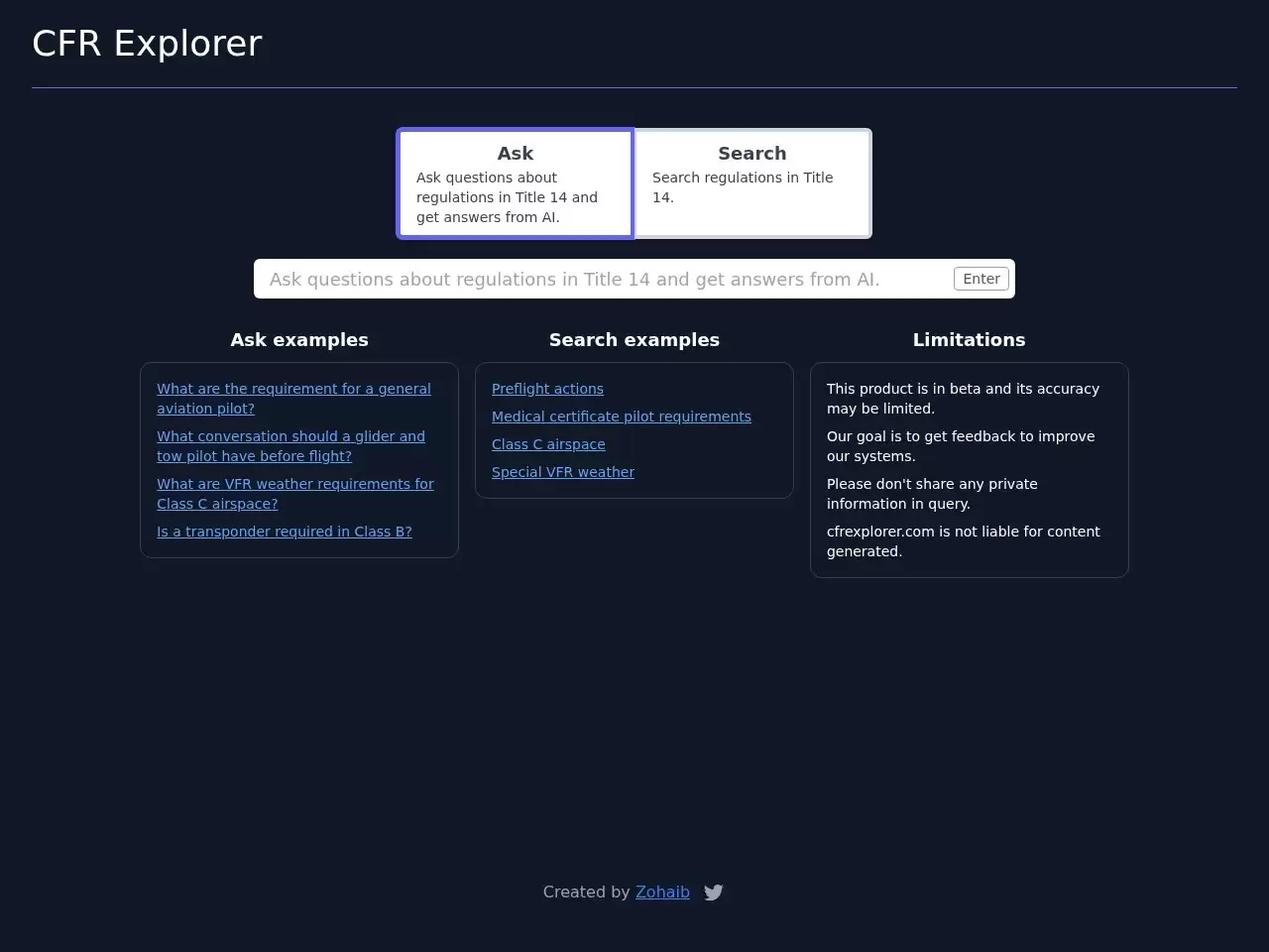CFRexplorer-CFR Explorer是一个采用最新AI技术的平台