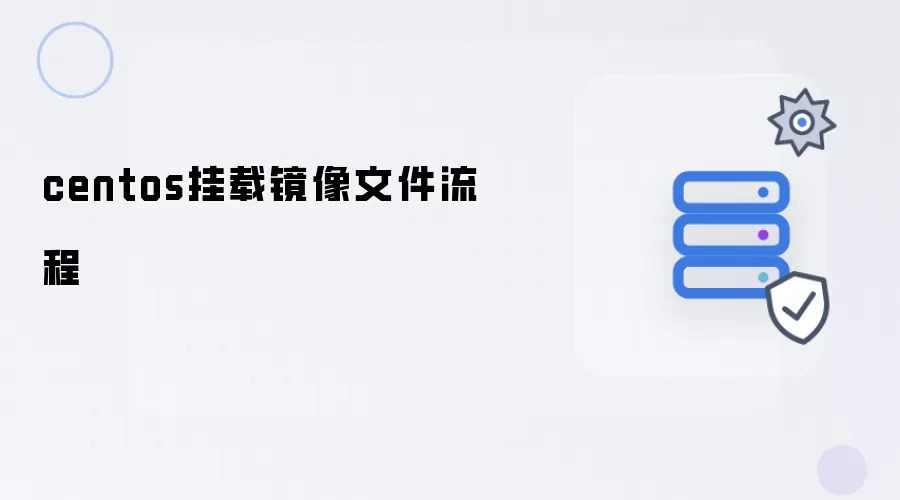 centos镜像文件挂载流程