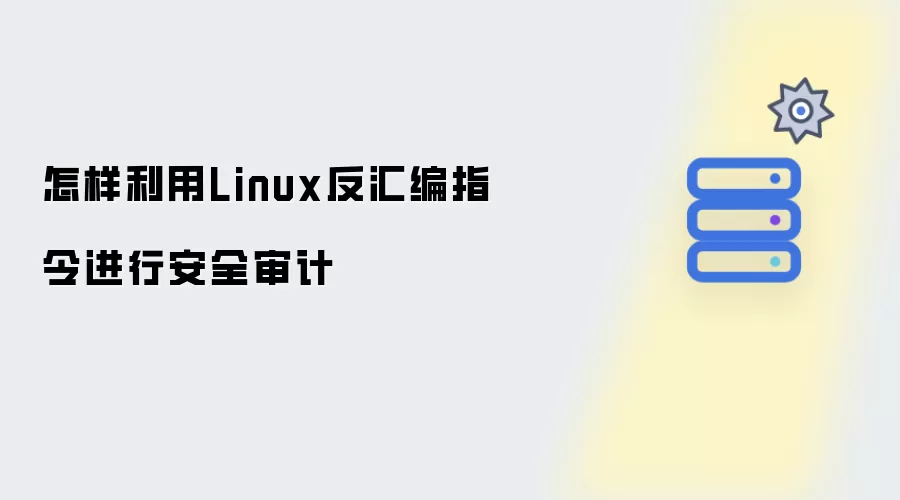 如何借助Linux反汇编指令开展安全审计