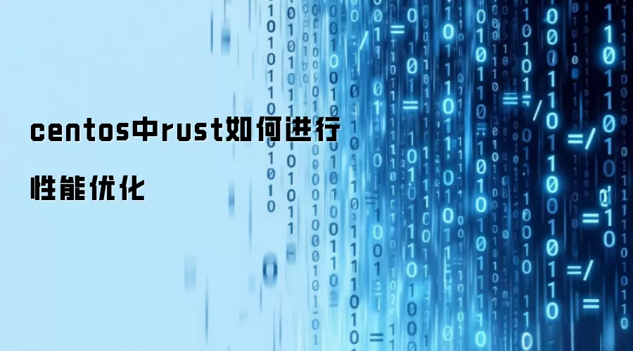 centos中rust怎样进行性能优化