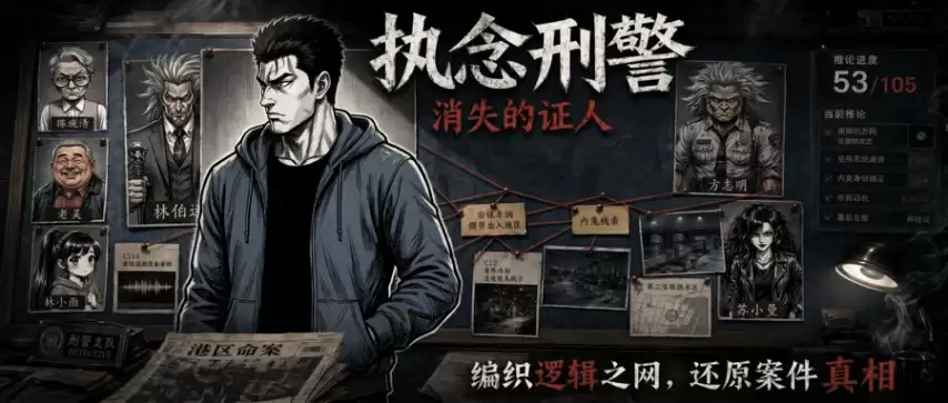 欢迎走进 AI 独立影游 《执念刑警之消失的证人》