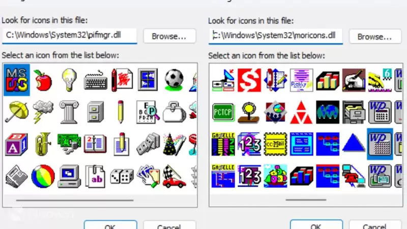 Win11系统如何恢复使用 Windows 3.x 和 Windows 9x 时期经典图标?