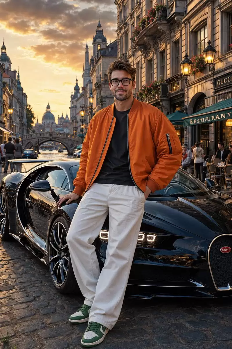 奢华 Bugatti 时尚肖像