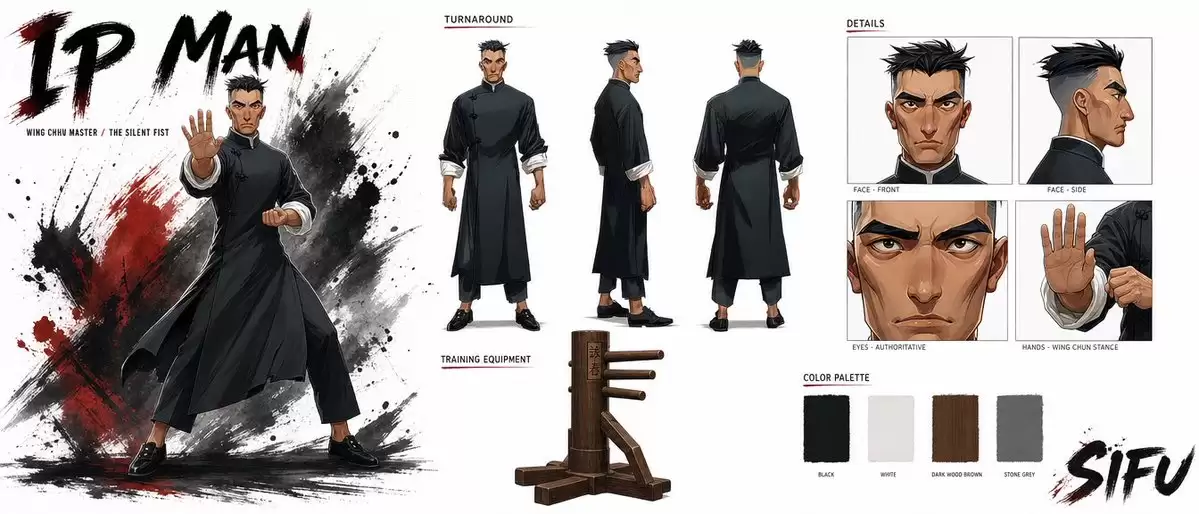 咏春大师电影级角色设定集