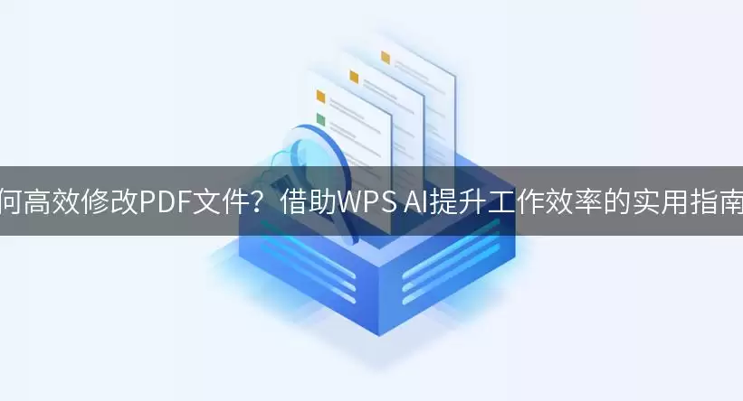 如何高效修改PDF文件？借助WPS AI提升工作效率的实用指南！