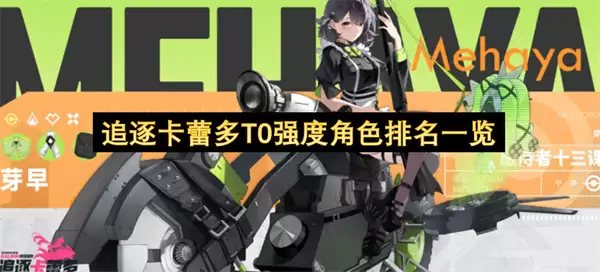 追逐卡蕾多T0强度角色排名一览